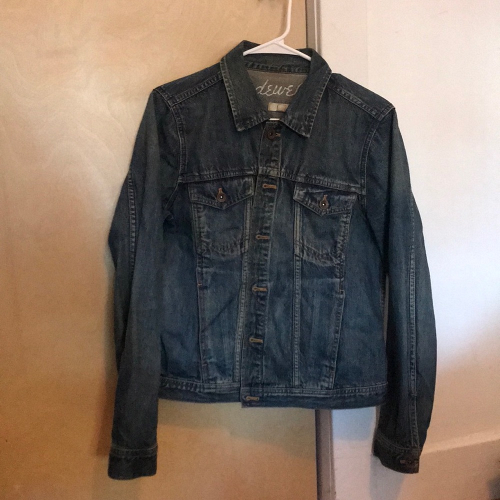 Madewell medium dark wash denim jacket